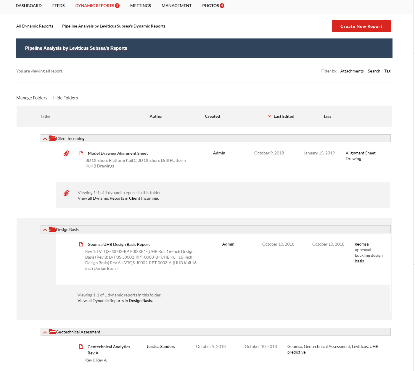Dynamic Report